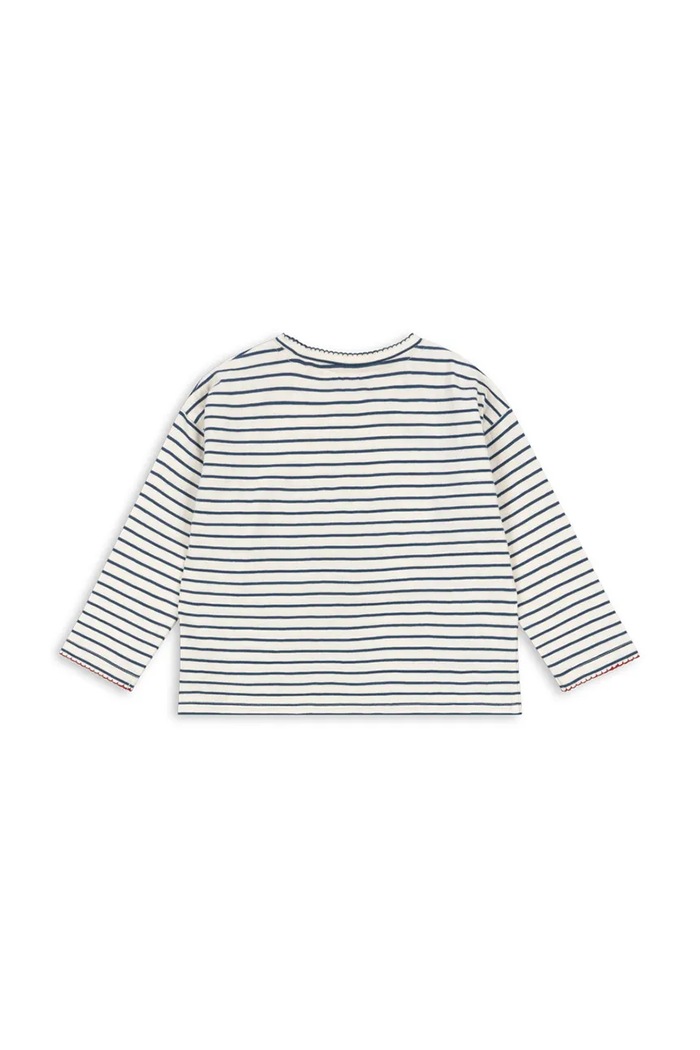 Дитячий бавовняний лонгслів Konges Sløjd LIN LS TEE GOTS KS103859.9BYA барвистий AW25