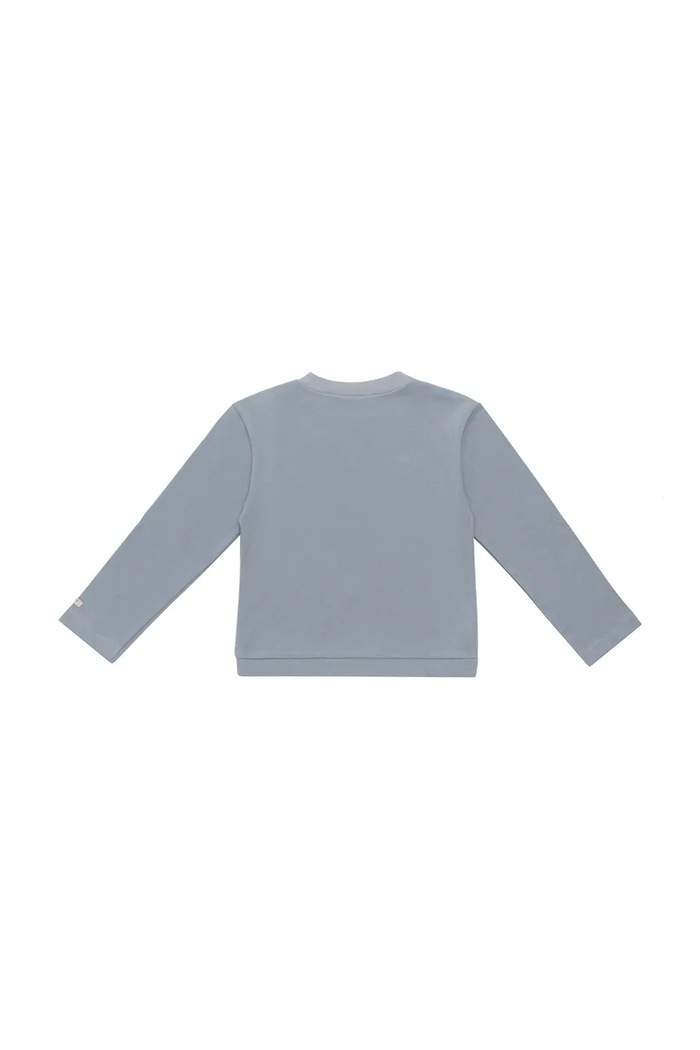 Chlapec Detská bavlnená košeľa s dlhým rukávom Donsje Jorijn Longsleeve Bear 4101901 modrá