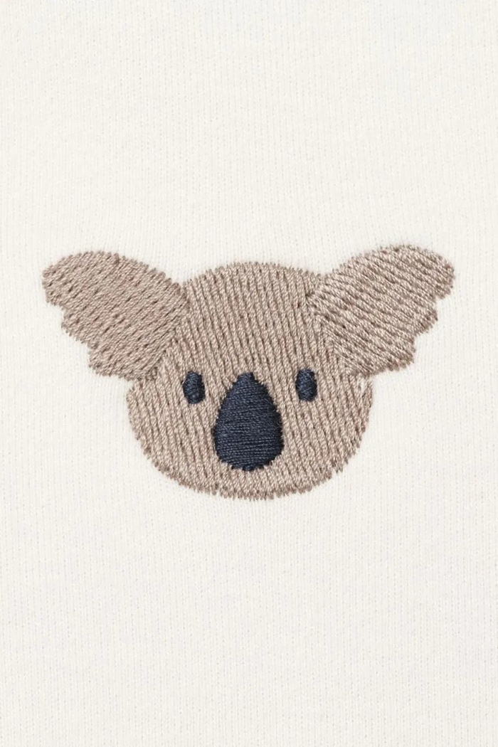 Donsje longsleeve bawełniany dziecięcy Jorijn Longsleeve Koala 4101902 beżowy