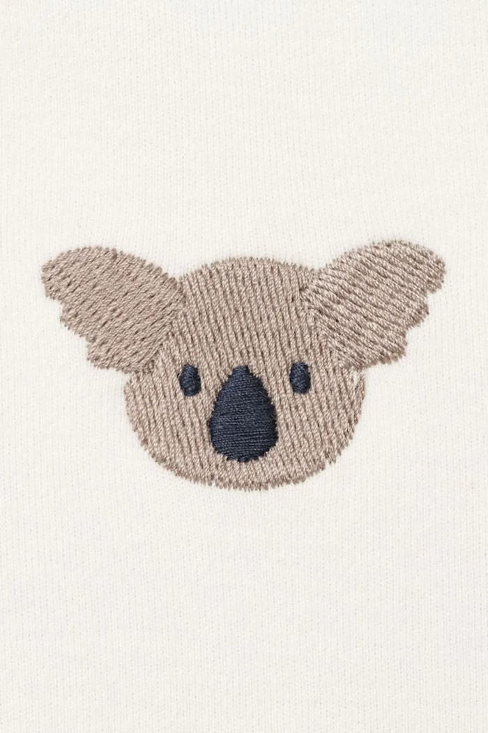 Donsje longsleeve bawełniany dziecięcy Jorijn Longsleeve Koala 4101902 beżowy