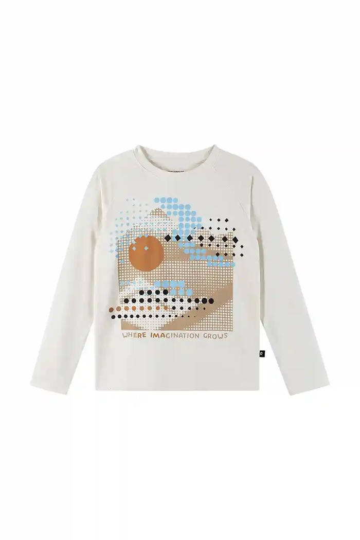 Reima longsleeve dziecięcy Koulussa 5200375B.9BYA biały AW25