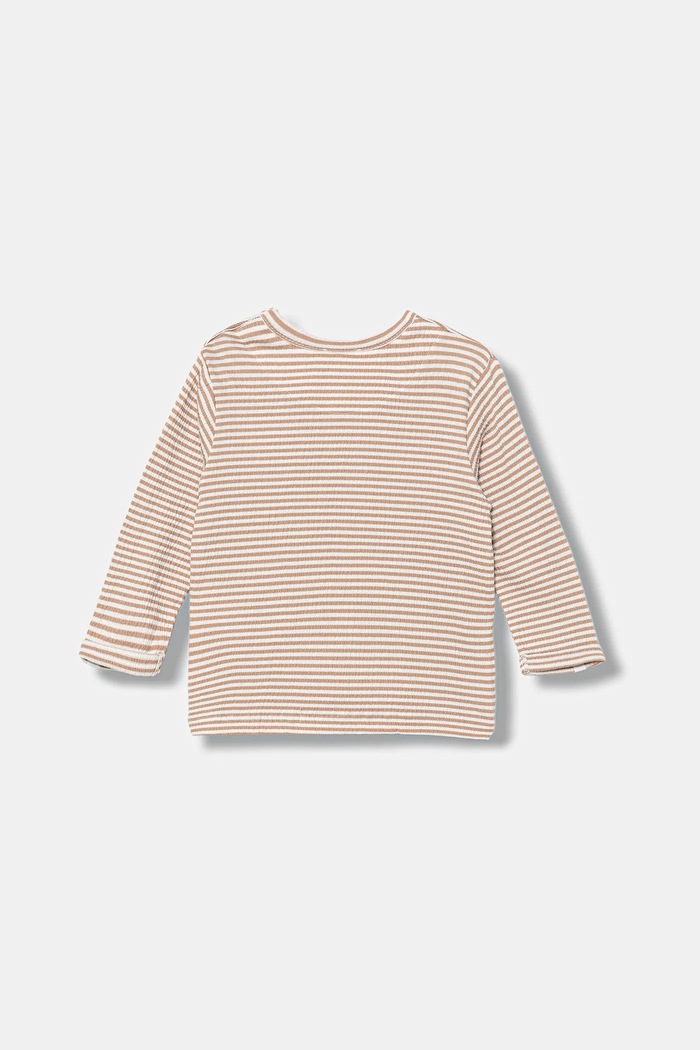 United Colors of Benetton longsleeve niemowlęcy 35CUA106N.W.seasonal brązowy AW25