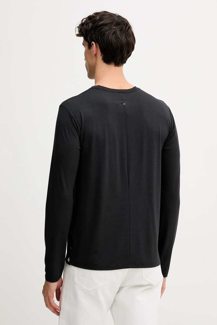 Odzież Rag & Bone longsleeve MBC25ST043TJ43 czarny
