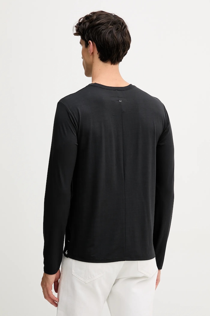 Odzież Rag & Bone longsleeve MBC25ST043TJ43 czarny