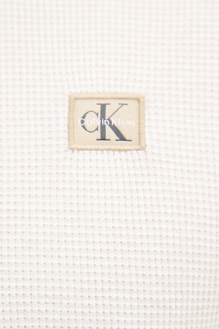 Calvin Klein Jeans hosszúujjú férfi pamuttal LV040EM217 bézs