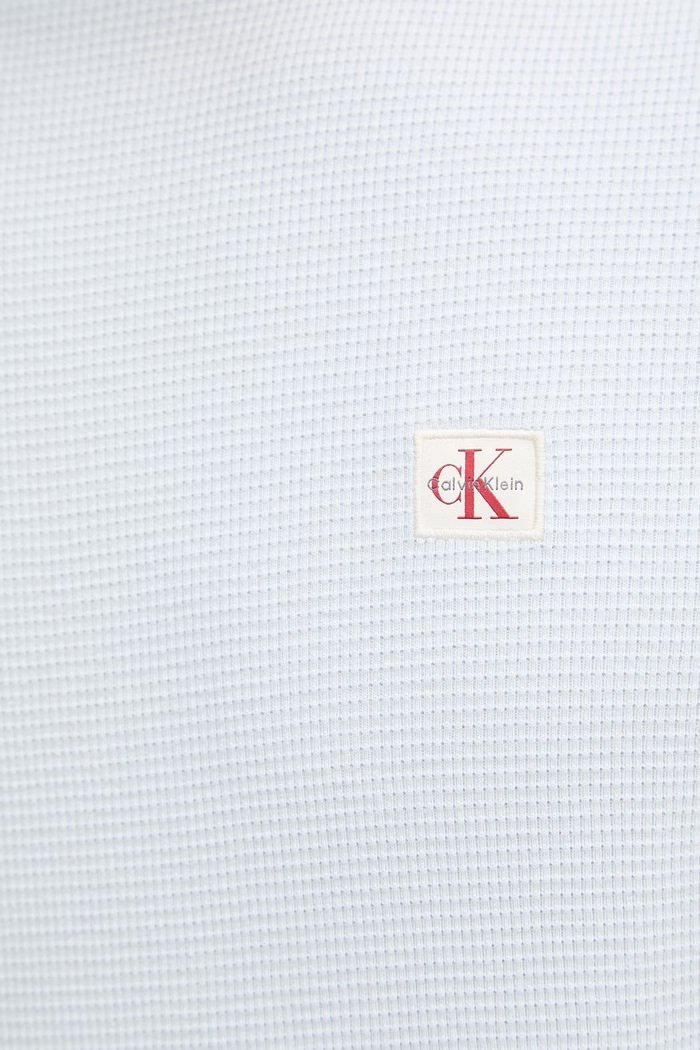 Calvin Klein Jeans tričko s dlhým rukávom pánske s bavlnou LV040EM217 modrá