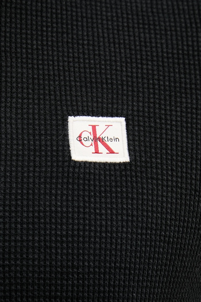 Calvin Klein Jeans hosszúujjú férfi pamuttal LV040EM217 fekete