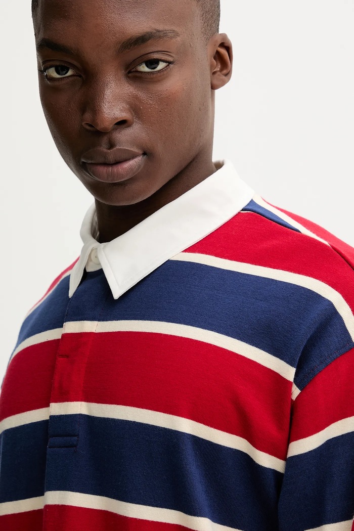 Guess Jeans longsleeve din bumbac rosu M5YP27.KCPS1