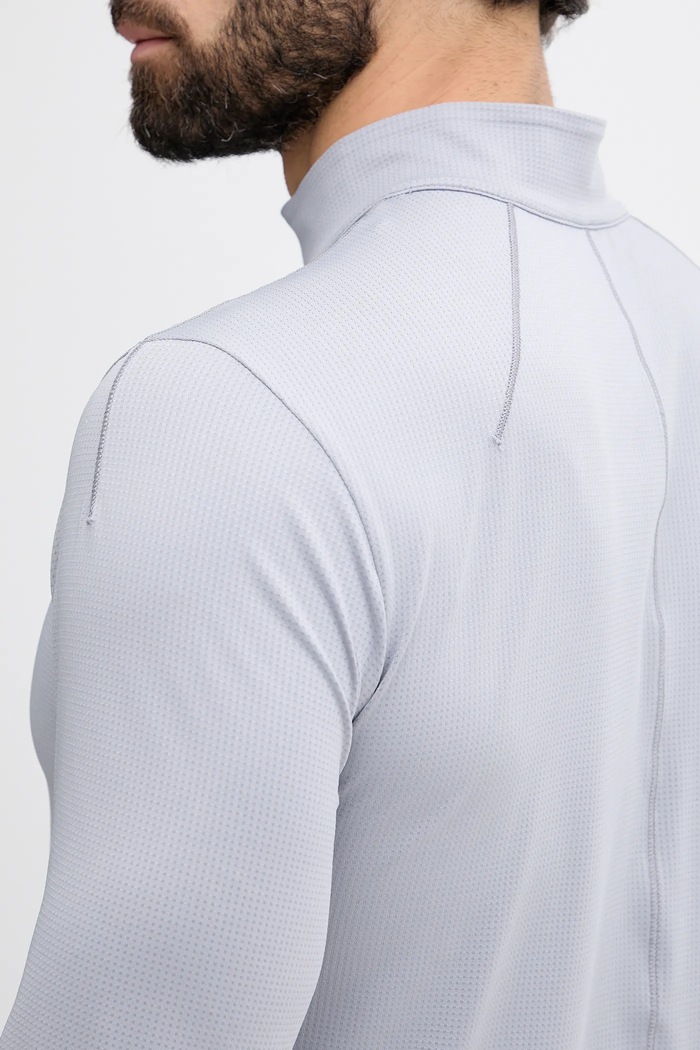 Majica dugih rukava za trening Calvin Klein Performance LVGMF5W303 siva