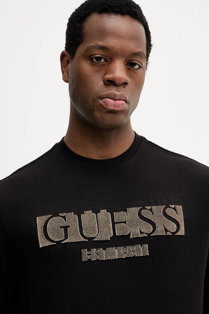 Guess pamut hosszúujjú fekete M5BI10.K8FQ4