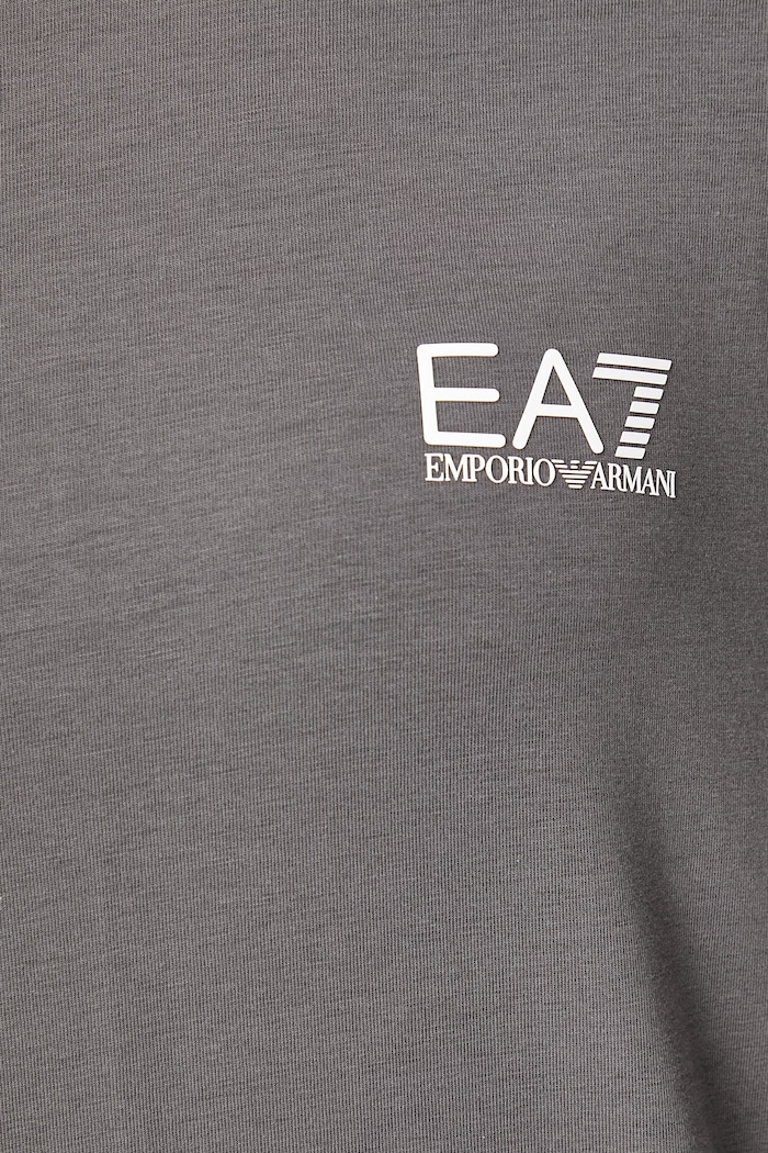 Hosszúujjú férfi pamut EA7 Emporio Armani szürke PJVQZ.8NPT28