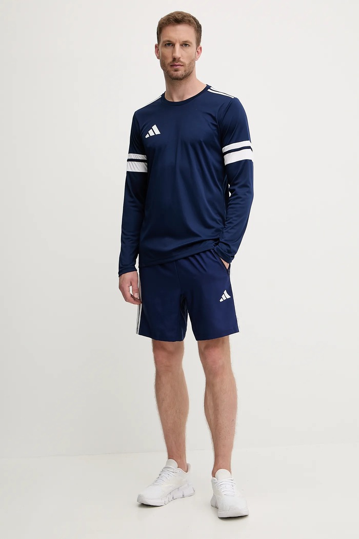 Športové tričko s dlhým rukávom adidas Performance Squad 25 JF6075 modrá AW25