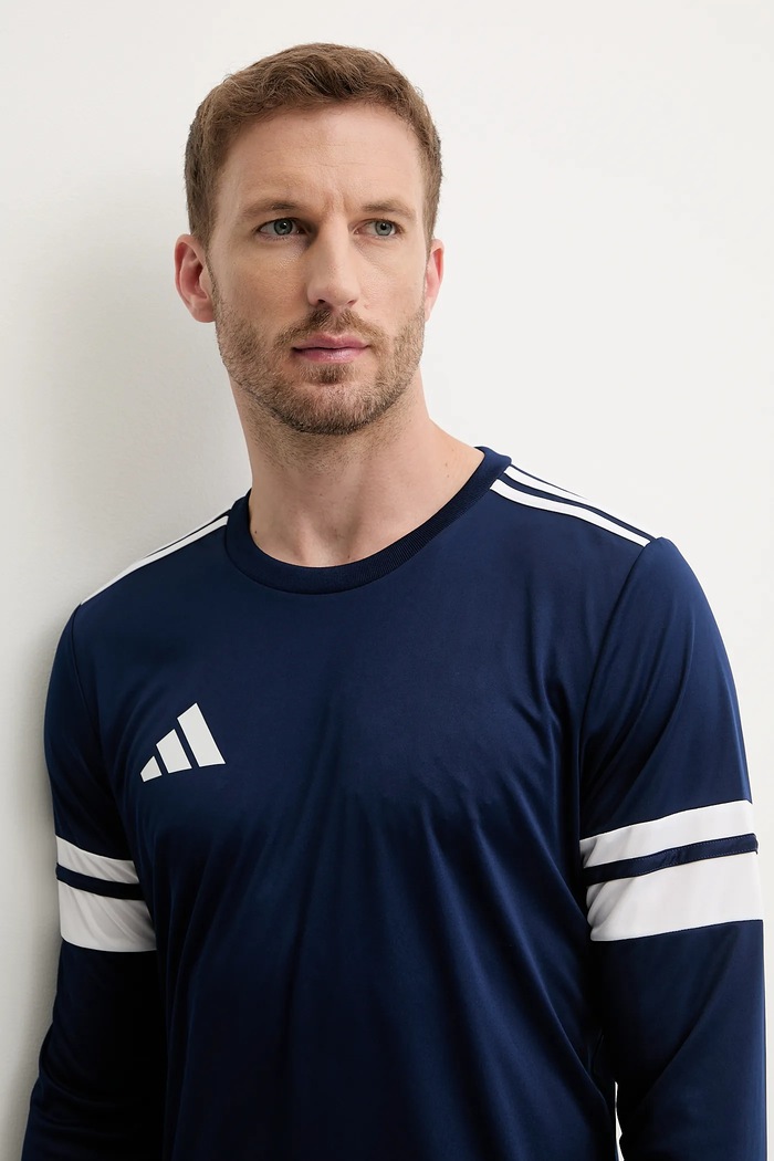 Športové tričko s dlhým rukávom adidas Performance Squad 25 modrá JF6075
