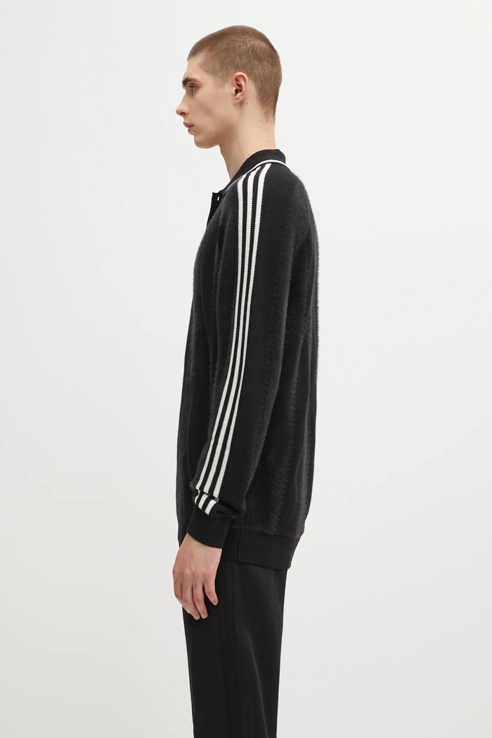 Пуловер с вълна adidas Originals Knitted Jersey JX3835 черен AW25