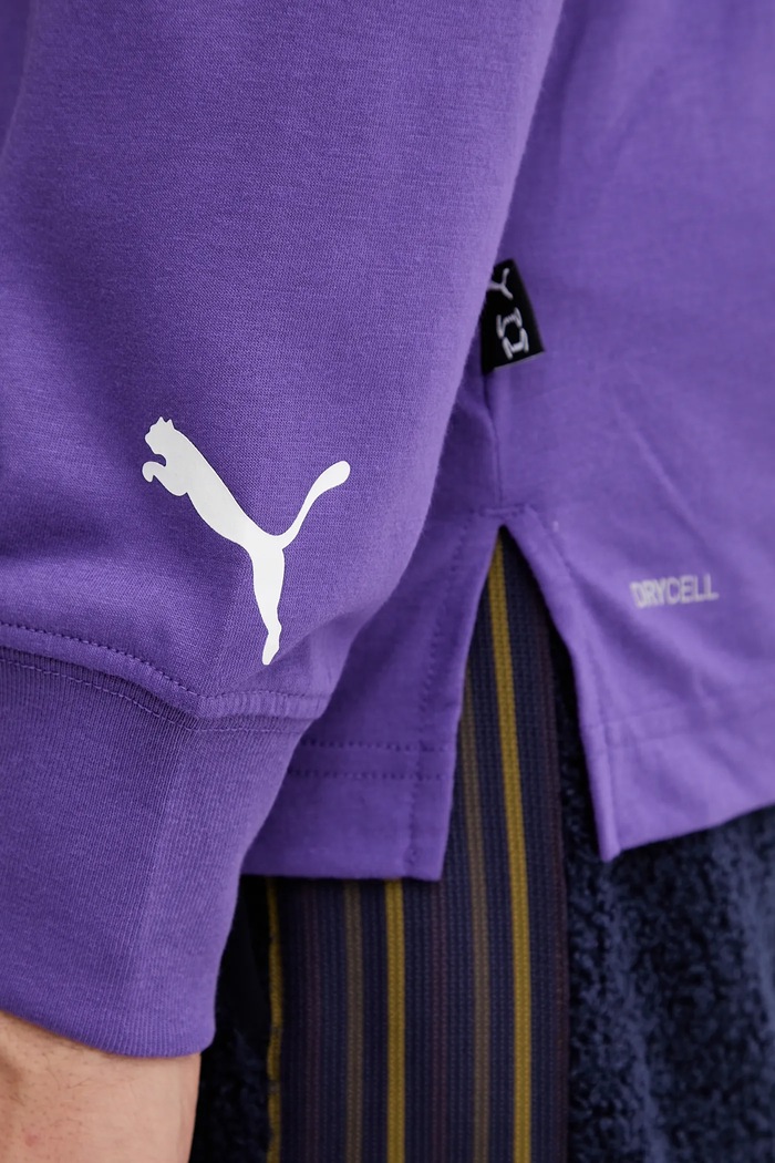 Tričko s dlouhým rukávem Puma 632903 fialová