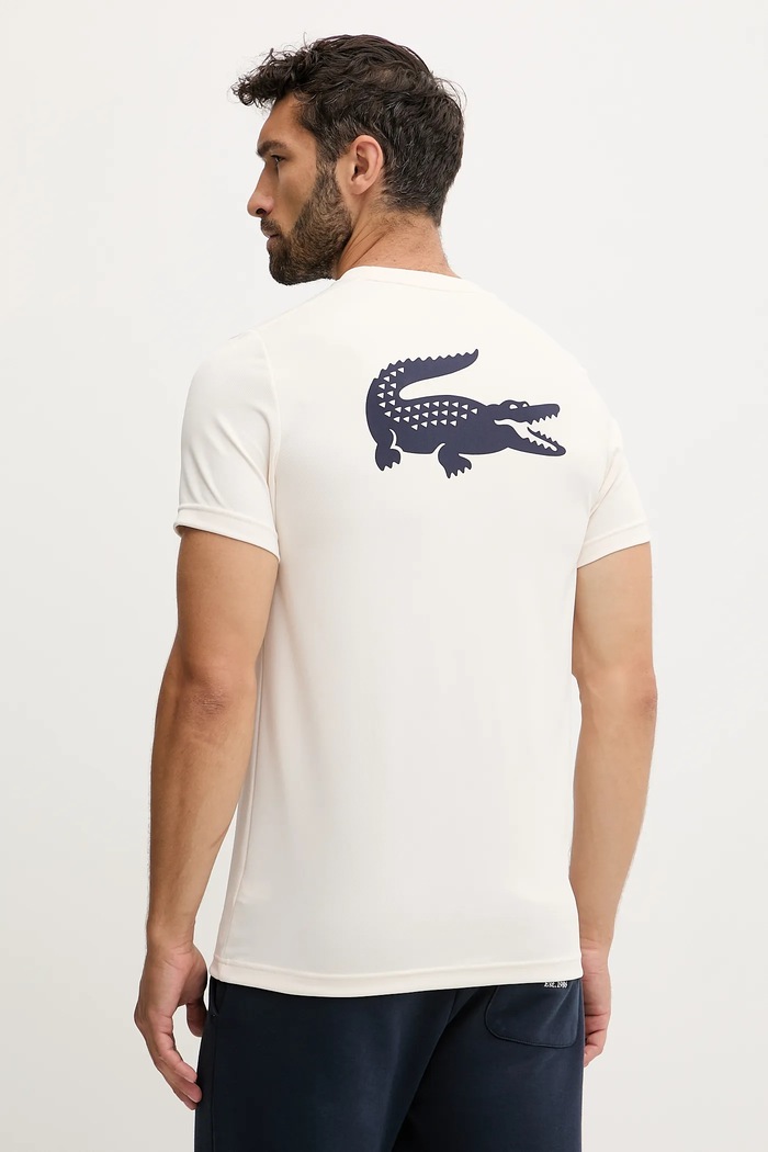 Odzież Lacoste T-shirt TH4748 beżowy