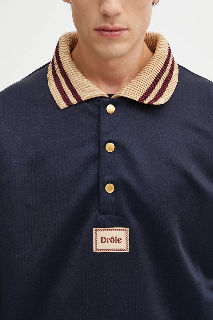 Кофта Drôle de Monsieur Le Polo DrUle темно-синій I.PL137.PL165