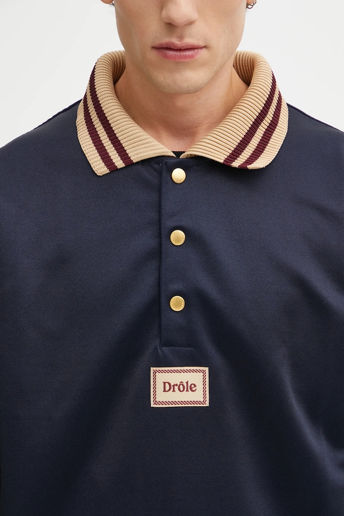 Кофта Drôle de Monsieur Le Polo DrUle темно-синій I.PL137.PL165