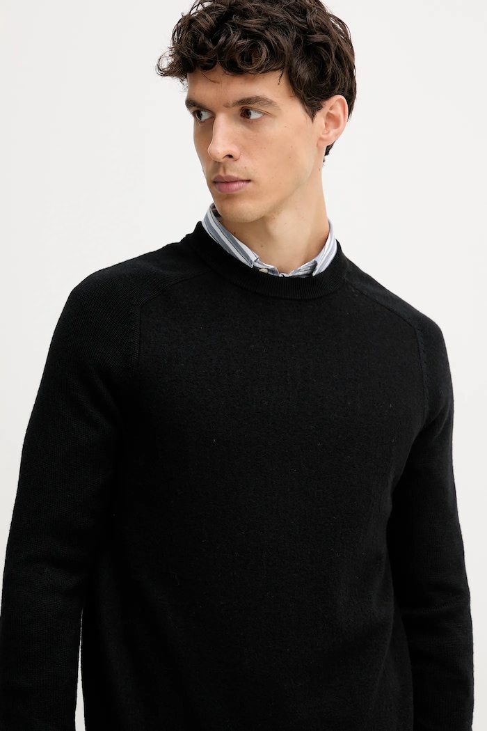 Joop! pulover de lână negru 30047380