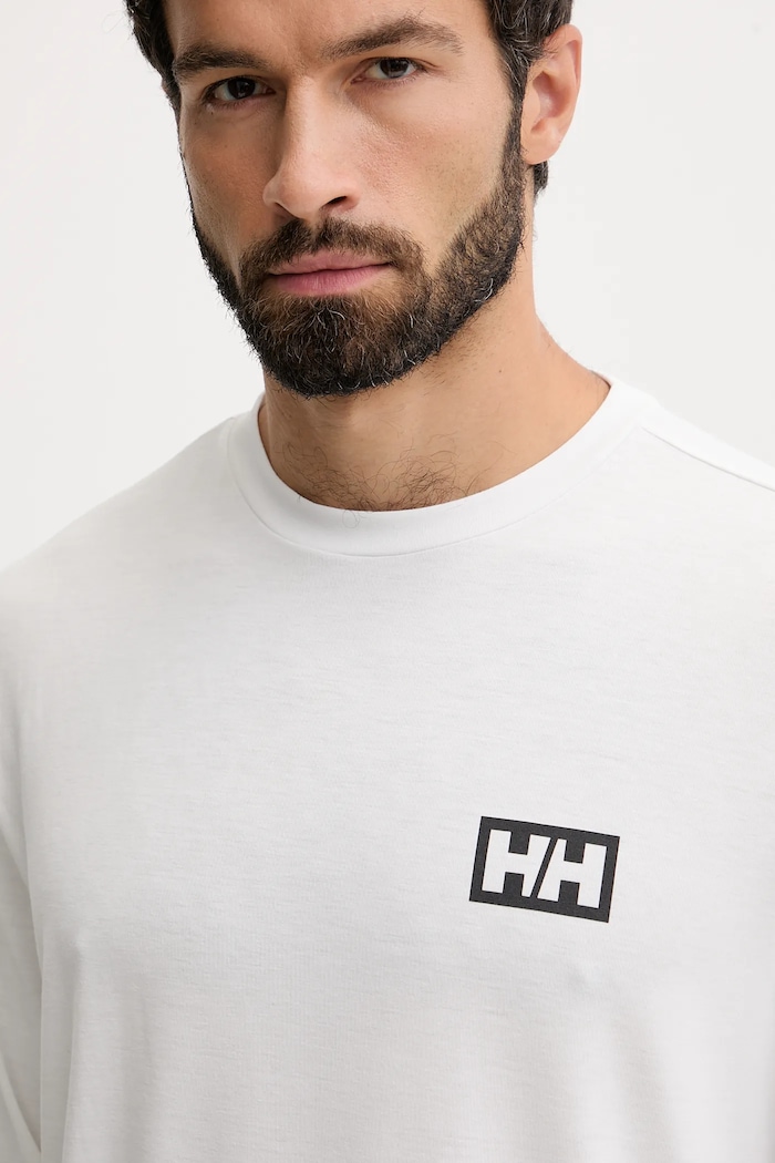 Športové tričko s dlhým rukávom Helly Hansen SKOG biela 63407