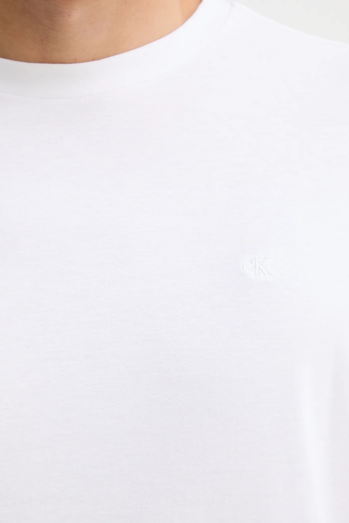 Calvin Klein longsleeve din bumbac LV04LD227G alb
