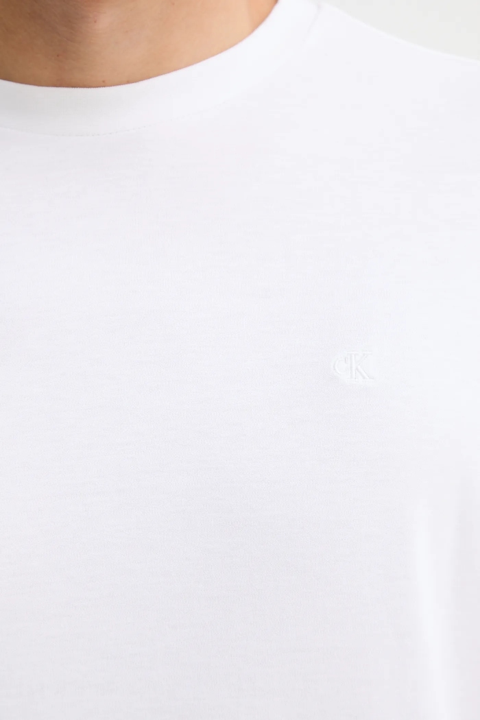 Calvin Klein longsleeve din bumbac LV04LD227G alb