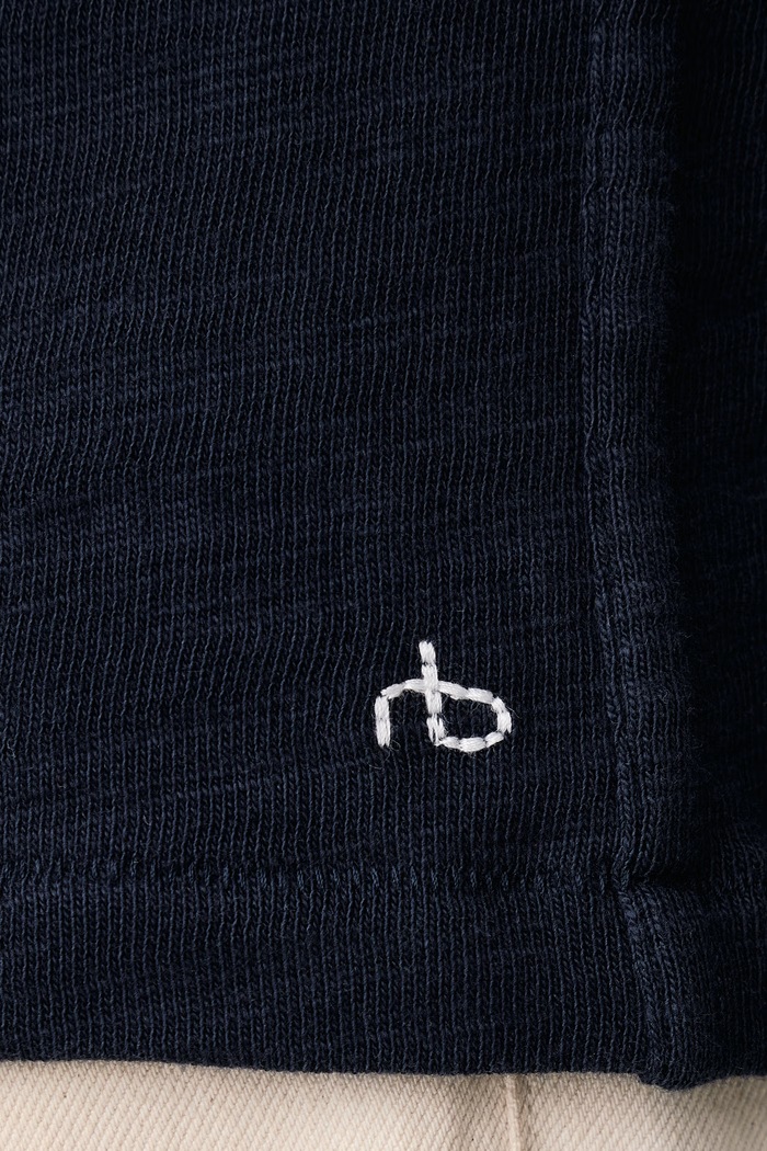 Longsleeve męski bawełniany rag & bone granatowy RF2925FT2FM