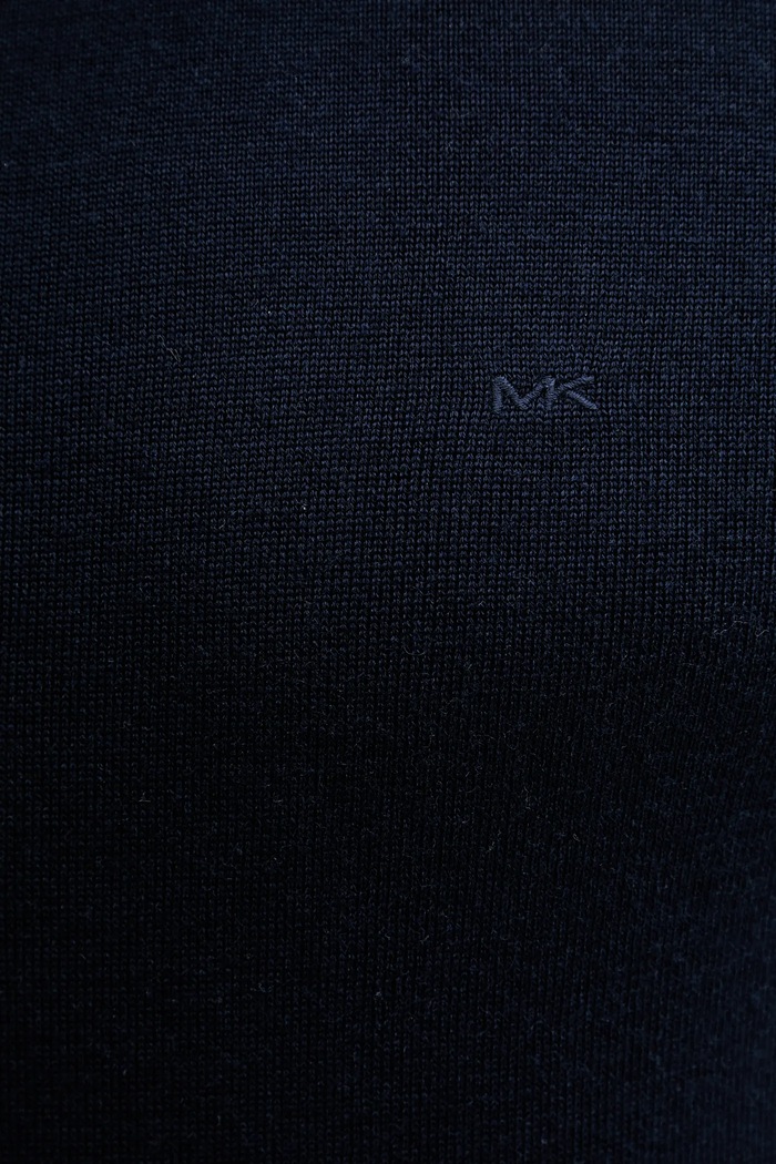 Vlnený sveter Michael Kors CF460F97AP tmavomodrá