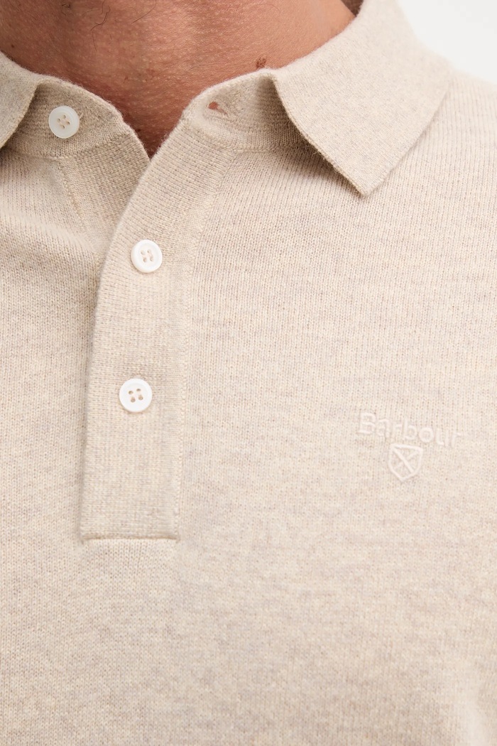 Barbour pulover de lână HUTHERSTON MKN1670 bej