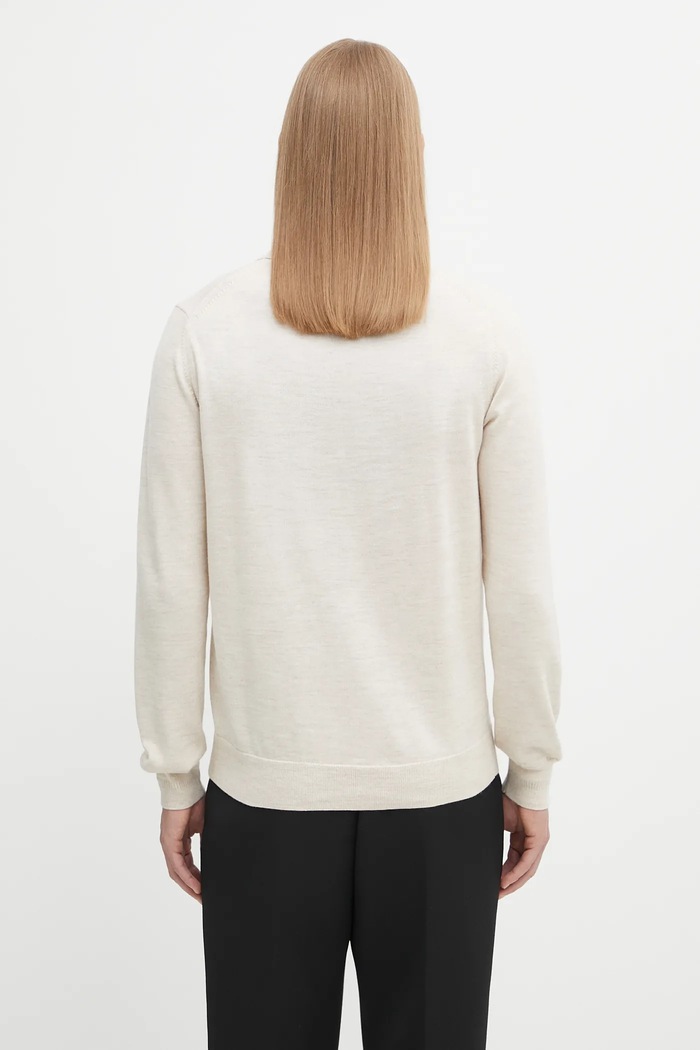 Одежда Свитер с шерстью Fred Perry K4535 бежевый