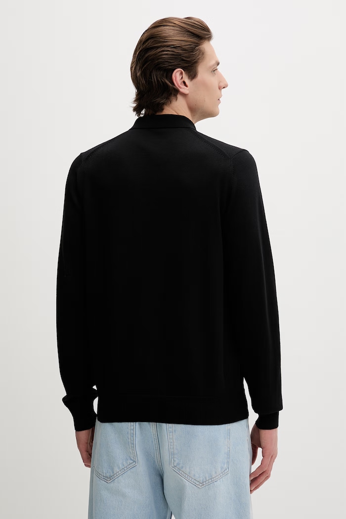 Oblačila Pulover z volno Fred Perry K4535 črna