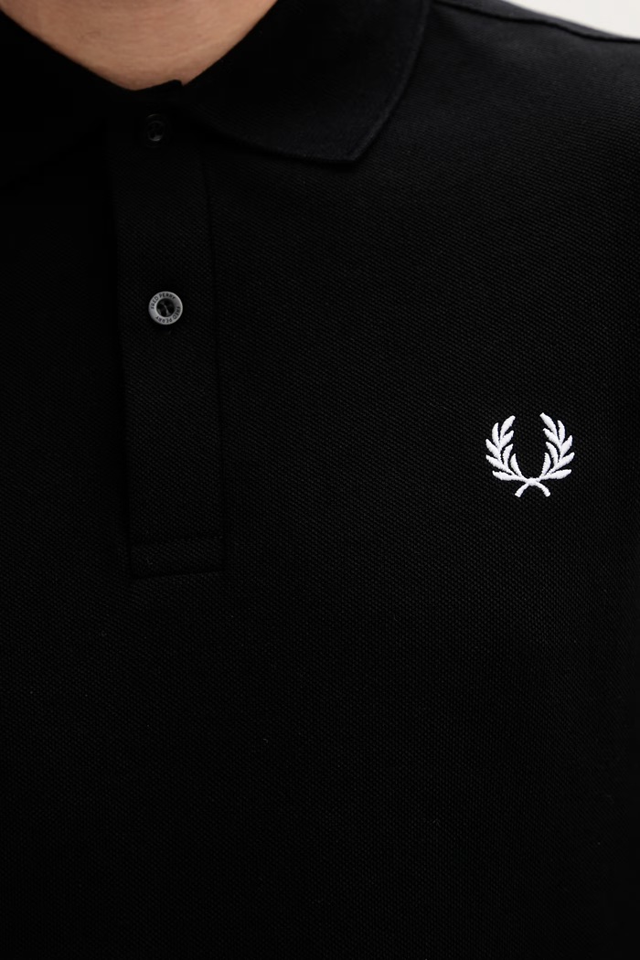 Fred Perry pamut hosszúujjú M6006 fekete