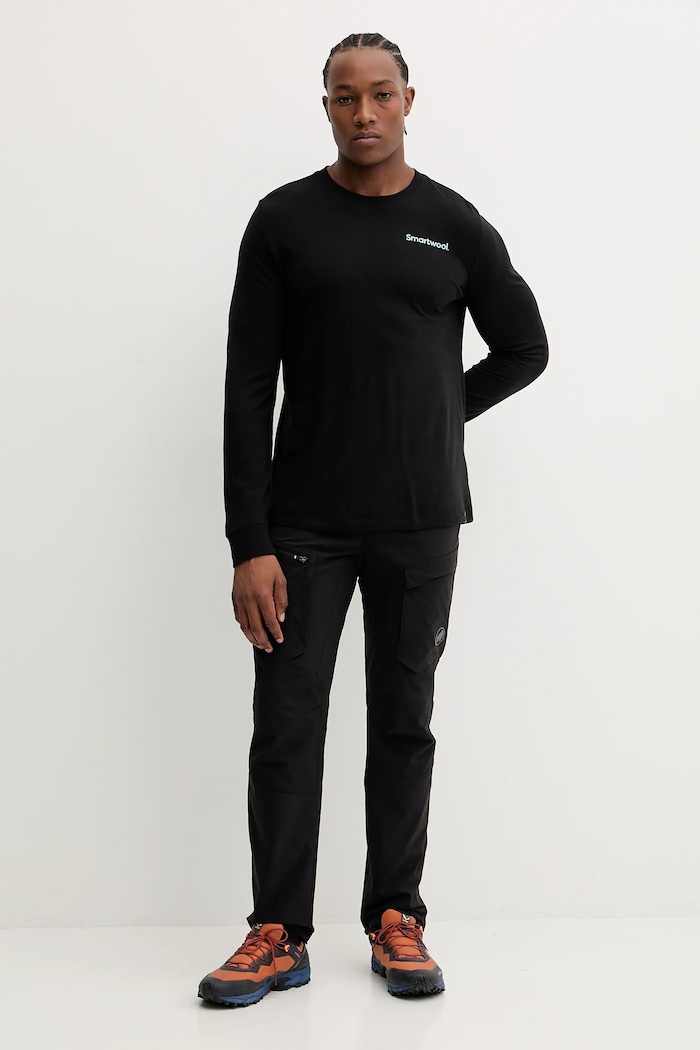Smartwool longsleeve sport SW003018 negru AW25