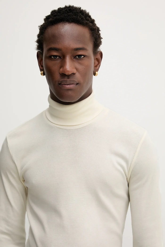 Marc O'Polo longsleeve din bumbac bej 5000009058