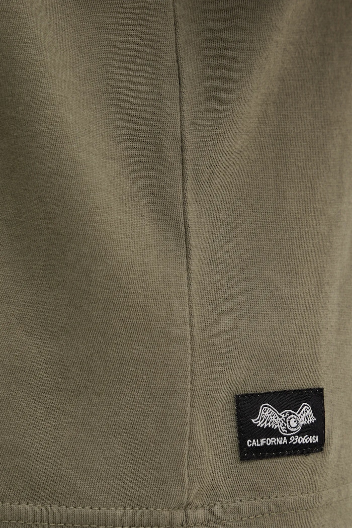 Von Dutch longsleeve bawełniany VD.1.TRL.GASO zielony