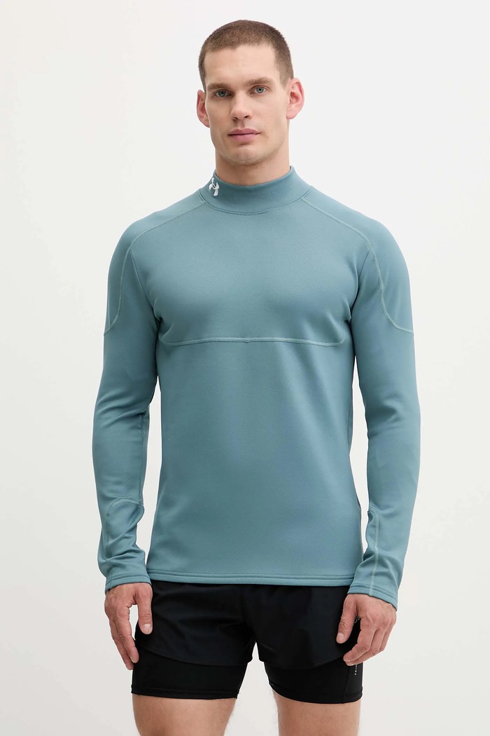 Tréningové tričko s dlhým rukávom Under Armour Cold Weather Grid jednofarebný zelená 6007127