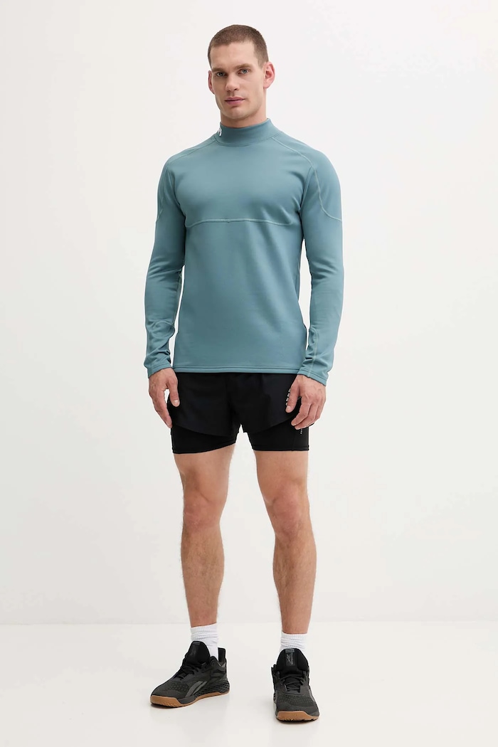 Tréningové tričko s dlhým rukávom Under Armour Cold Weather Grid 6007127 zelená AW25