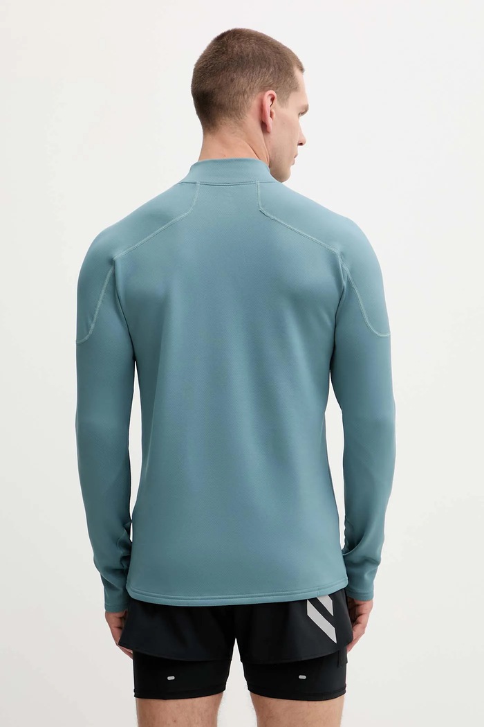 Oblečenie Tréningové tričko s dlhým rukávom Under Armour Cold Weather Grid 6007127 zelená