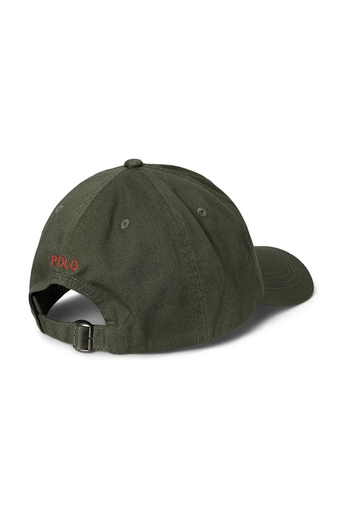 Polo Ralph Lauren czapka z daszkiem bawełniana 322785653073 zielony AW25