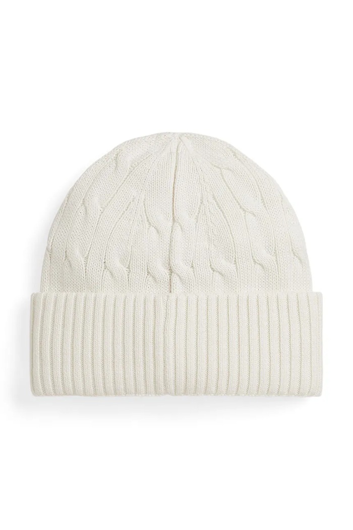 Детска памучна шапка Polo Ralph Lauren 323980663009 бежов AW25