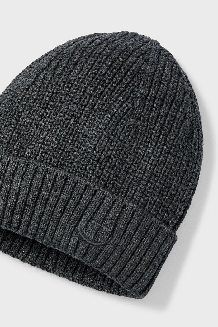 Детска шапка Mayoral 10074.5F.Mini.9BYA сив AW25