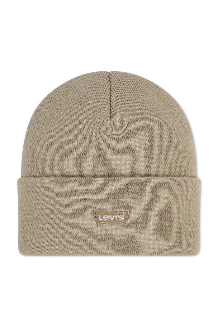 Levi's Czapka beanie dziecięca LAN TONAL EMBROIDERED BEANIE beżowy 9A8707