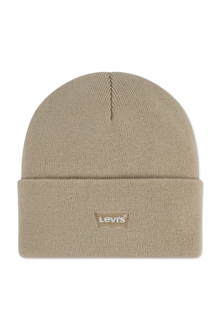 Levi's Czapka beanie dziecięca LAN TONAL EMBROIDERED BEANIE beżowy 9A8707