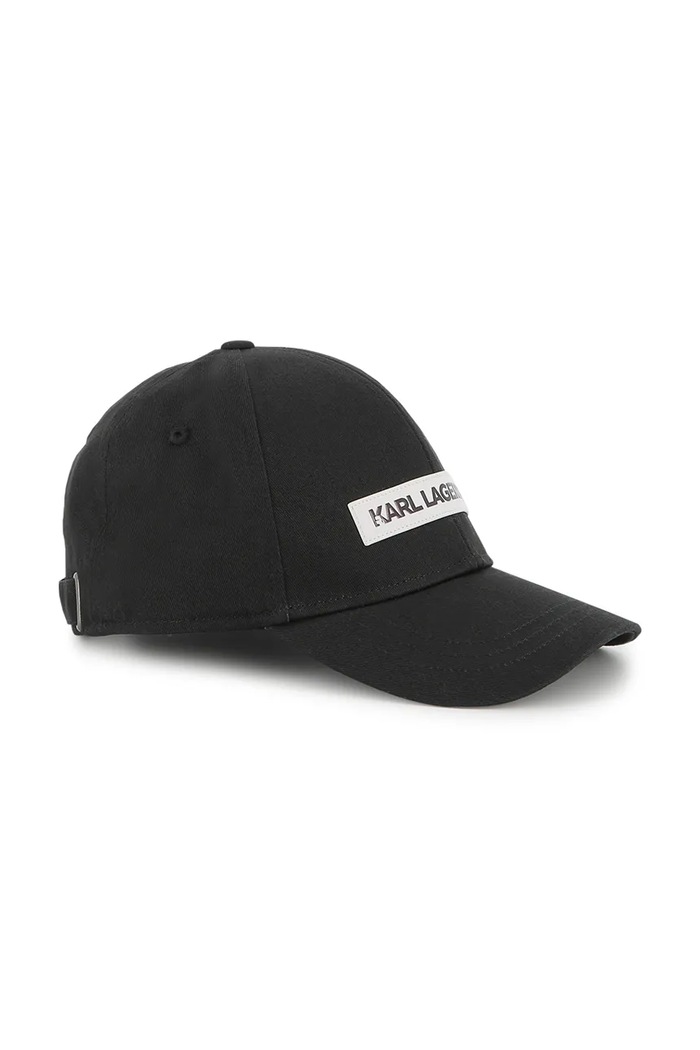 Fiú Karl Lagerfeld gyerek pamut baseball sapka Z31032.50.56 fekete