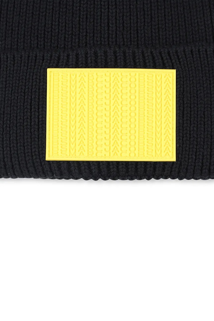 Dětská bavlněná čepice Marc Jacobs černá W60708.50.56