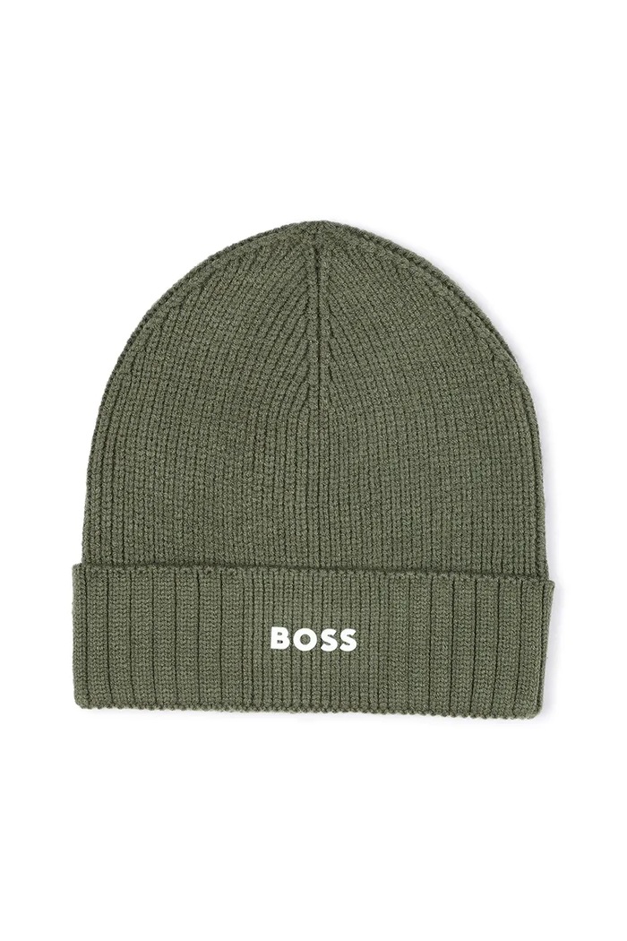 Детска шапка BOSS средно дебел зелен J52616.56.58