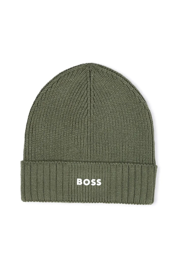 Детска шапка BOSS средно дебел зелен J52616.56.58