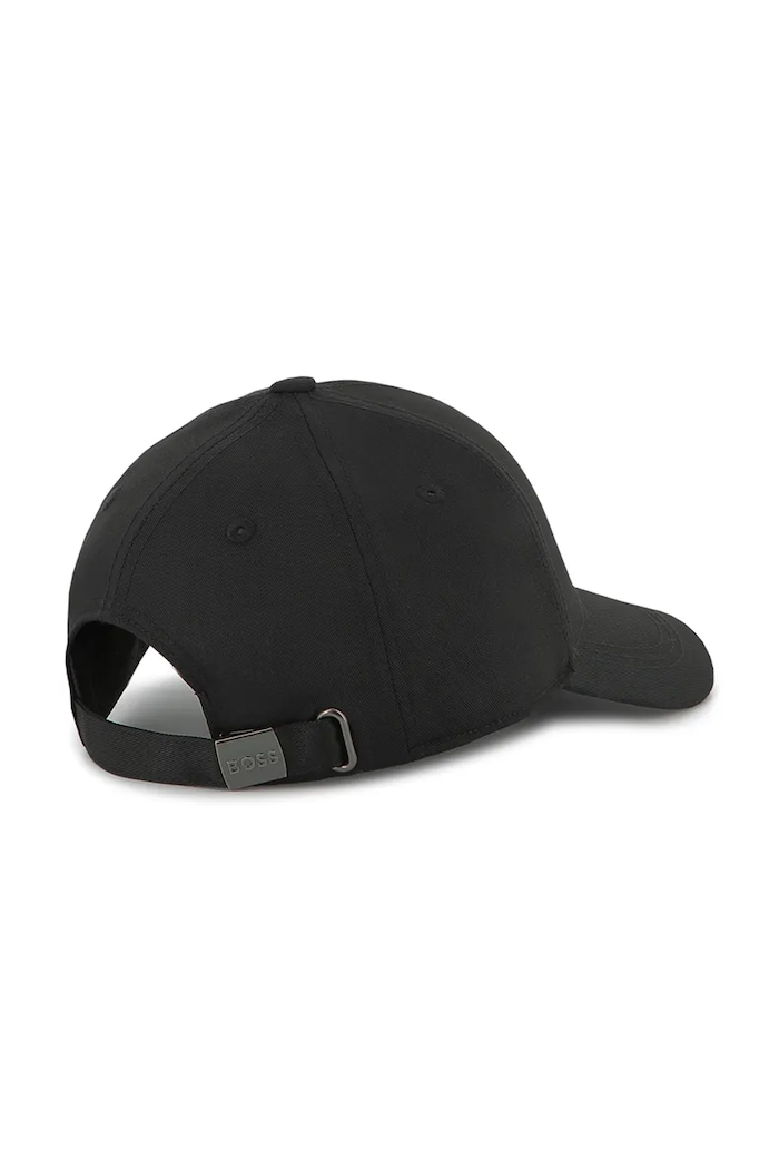 BOSS șapcă din bumbac pentru copii negru J52628.58