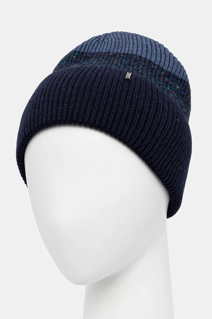 Dětská vlněná čepice Jamiks HANSIN HANSIN.Nak.glo.JZI117.B námořnická modř AW25