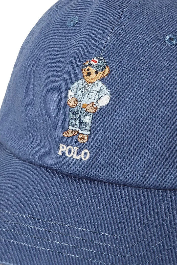 Аксесуари Polo Ralph Lauren кепка бавовняна жіноча 211A87349 блакитний